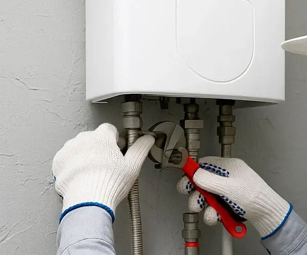 Instalação de aquecedores